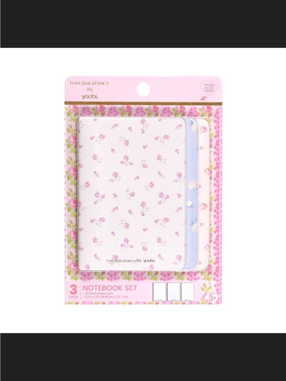 NWT LoveShackFancy x Target 3 Pack Mini Journals